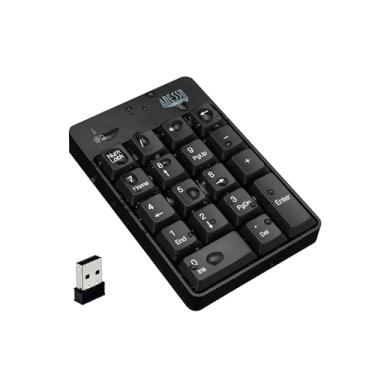Imagem de Adesso WKB-6010UB – Teclado numérico 18 teclas sem fio resistente a derramamentos