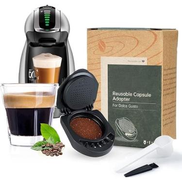 Imagem de Sesama D'olce Gusto Conversor de Cápsulas Adaptador Versão de Moagem de Café com Carga Direta, Compatível com EDG466, EDG305 Mini Me, D'olce Gusto Piccolo XS e Genis Series, Infinissima,
