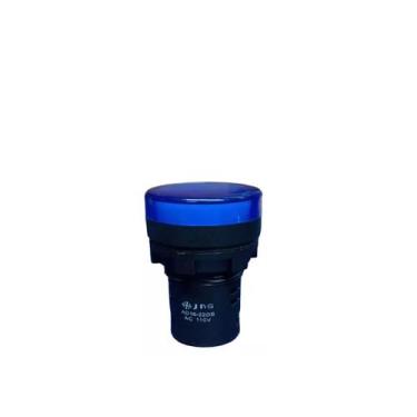 Imagem de SINALEIRO LED PLASTICO - FURO Ø 22,5mm - AD1622DBL - AZUL - JNG, 12VCC