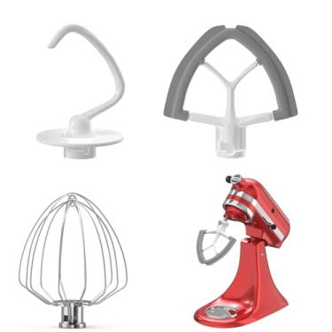 Imagem de Acessório de liquidificador de silicone esmaltado conjunto de 3 peças para auxílio de cozinha de 4,5 litros acessório de substituição, pode ser lavado na lava-louças, sem revestimento