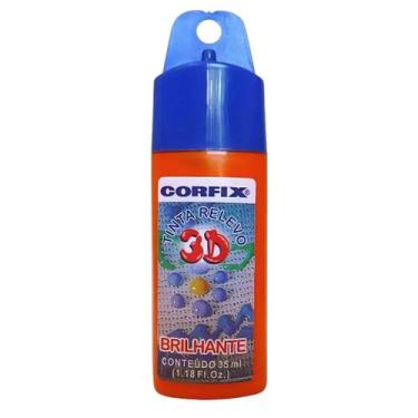 Imagem de Tinta Relevo 3d Corfix Brilhante 35ml - 14400, 309 - LARANJA