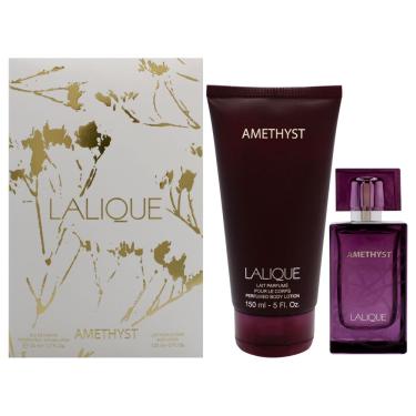 Imagem de Conjunto de presente Perfume Lalique Amethyst 50ml Eau de Parfum de 2 peças
