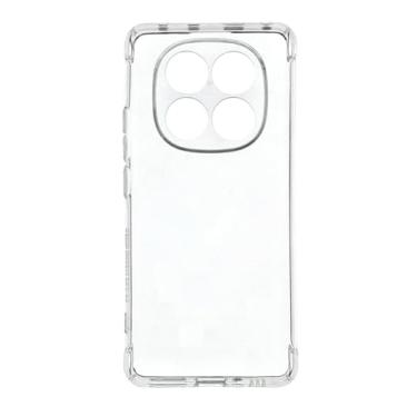 Imagem de Capa Capinha Case Anti Impacto Choque Transparente em Silicone Macio Proteção Compatível com Xiaomi Redmi Note 14 Pro 5G