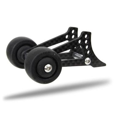 Imagem de TOOMOD CW-01 Carbon Fiber Adjustable Head Up Double Wheelie Bar Kit for Tamiya RC Car Lunch Box Grsshopper Hornet Midnight Pumpkin Chassis Upgrades Parts