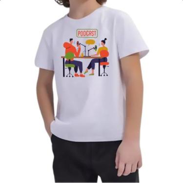 Imagem de Camiseta Infantil Podcast estudio - Alearts, 16