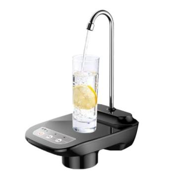 Imagem de Bomba Elétrica De Galão Com Suporte Universal Recarregável Carregamento USB Para Galão Garrafão De Água