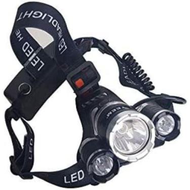 Imagem de Lanterna Led Cabeça Bike/ciclismo Recarregável B-max Bm-808