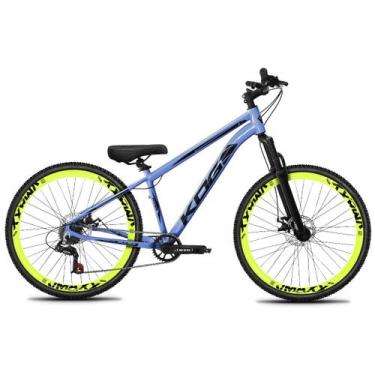 Imagem de Bicicleta Aro 29 KOG 1X7 Tipo Freeride Viking Hupi Gios, Azul zimbro, 