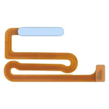 Imagem de BESJMYT Para Samsung Galaxy A13 5G Botão Liga/Desliga Azul e Sensor de Impressão Digital Cabo Flexível Substituição Cabo Flexível Botão Liga/Desliga Botão de Controle Conector Peças de Reparo SM-A136U