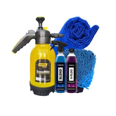 Imagem de Kit V-floc Shampoo Blend Cera Vonixx Snow Foam Pulverizador - SECOM