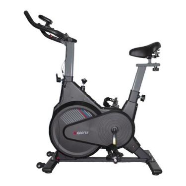 Imagem de Bicicleta Ergometrica Spinning Magnética Com Monitor Fitness Super Sil