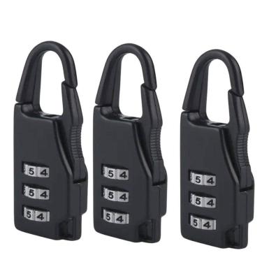 Imagem de Cadeado Com Segredo Segurança Mala De Viagem Mochila Bolsa