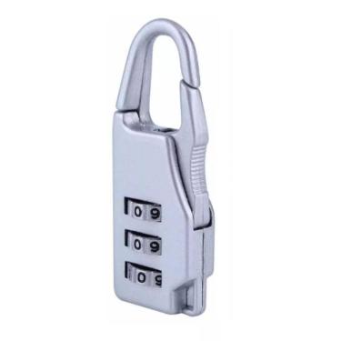 Imagem de Cadeado Com Segredo Segurança Mala De Viagem Mochila Bolsa