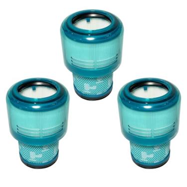 Imagem de 3 pacotes de filtro V15 Detect compatível com Dyson V15 Detect, V15 Detect Absolute, V15 Submarino, V15 Detect Filter, V11 Animal Filter, V11 Filter, Part No. 970013-02 e 970013-03