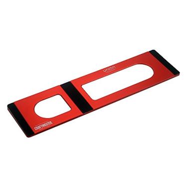 Imagem de Bandeja CraftMaster Union para Apple Magic Keyboard e Apple Magic Trackpad 2 - Suporte de base de metal Controla seu iMac ou laptop remotamente, acessório premium para casa e escritório - vermelho