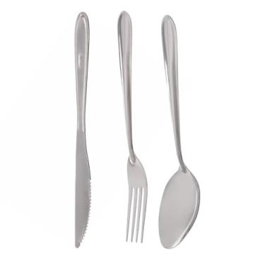 Imagem de Jogo de talher Colher inox Bar Restaurante Buffet chique 18 Unidade(18 UNIDADES)