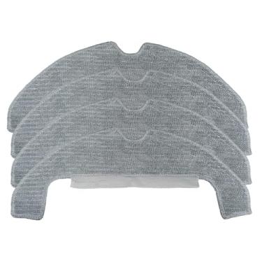 Imagem de HUAYUWA Kit de acessórios de aspirador de pó compatível com Dreame Z10/Z10pro/L10plus/D10plus/D10Splus, peças de reposição para aspirador de pó robô (4 panos de limpeza de pano de limpeza)