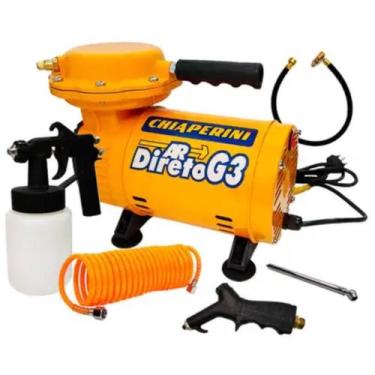 Imagem de Compressor De Ar Direto G3 40Psi 1/3Hp Bivolt Com Kit Para Pintura - C