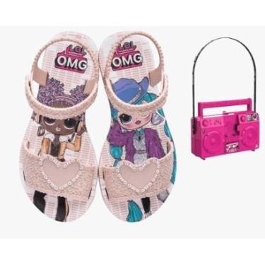 Imagem de Sandalia Grendene Lol Omg Boombox-Feminino