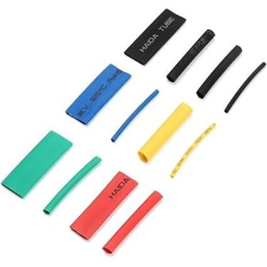 Imagem de Espaguete Isolante Tubo Termo Retrátil 530 Peças macarrão para acabamento de conectores e conexões eletrica