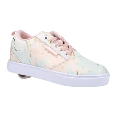 Imagem de HEELYS Tênis feminino Pro 20 Ivory Ella com salto com rodas, Rosa cristal/branco, 19
