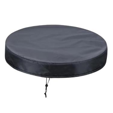 Imagem de IEUDNS Capa de substituição para tambor, protetor universal para balde de chuva e neve, à prova de vento, para armazenamento de barril de água e chuva para, 65 Cm X 10 Cm