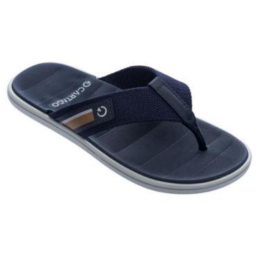 Imagem de Chinelo Masculino Grendene Cartago Capri Vll Dedo 11634 NF, 40, Cinza,