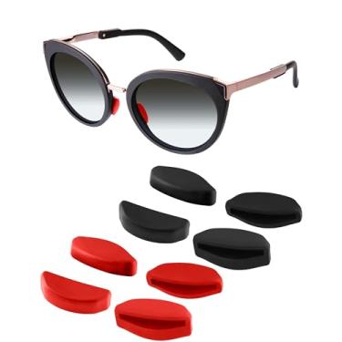 Imagem de Mryok Almofadas de nariz de reposição para óculos de sol Oakley Frogskins Range OO8284 OO8284A - Opções, Vermelho e preto, One Size