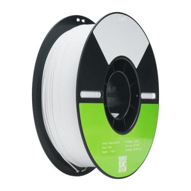 Imagem de Fabater Filamento PLA 1,75 Mm, Filamento de Impressora 3D, Bobo de 1Kg (2,2 libras), Alta Velocidade 30-600mm/s, Precisão Dimensional +/- 0,02mm, Ajuste a Maioria Impressoras 3D FDM (Branco)