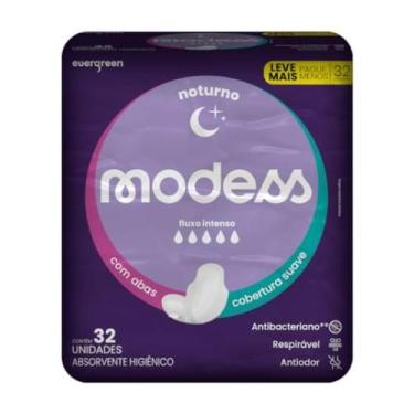 Imagem de Absorvente modess noturno c/ abas 32un