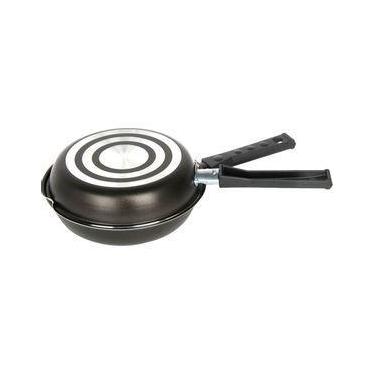 Imagem de Omeleteira 18cm Aluminio Antiaderente 2 Frigideiras 5 Camadas de Teflo
