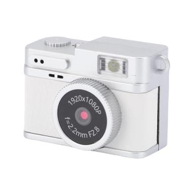 Imagem de Jectse Câmera Portátil, 1080p 2mp 32 GB de Câmera Digital de Memória Com 4 Filtros e Flash LED, Câmera Pequena Compacta, Tela de Cor Conveniente de 0,96in (WHITE)