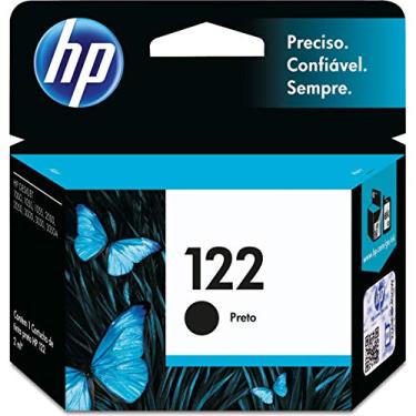Imagem de Cartucho de Tinta HP 122 Preto Original (CH561HB) Para Impressora HP DeskJet 1000, 2050, 3050, 2000