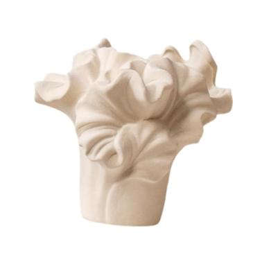 Imagem de WeiLaiKeQi Vaso de cerâmica para flores, vaso de plantas, decoração simples, artesanato, elegante, boho, arranjo de flores para centro de mesa, decoração, Style H