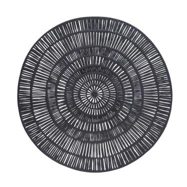 Imagem de Jogo Americano Copa E Cia 6 Peças Ethan Preto Matte