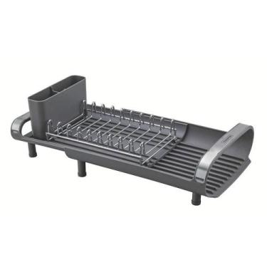 Imagem de Escorredor De Louça Plurale Compacto Com Secador E Porta Talheres Graf