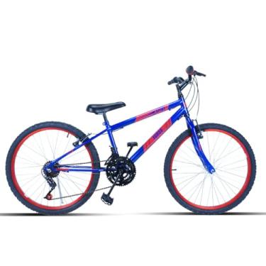 Imagem de Bicicleta Urbana Forss Spike, Aro 24, 18 Marchas, 9-12 Anos (Azul)