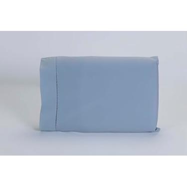 Imagem de Kit 10 Fronhas 50x90 Ponto Palito 100% Algodão 200 Fios (Cinza)