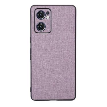 Imagem de Capas Compatível com OPPO Find X5 Lite 5G,Design de padrão de tela,Pproteção completa de 360°,Pplástico macio,Proteção contra queda-Purple