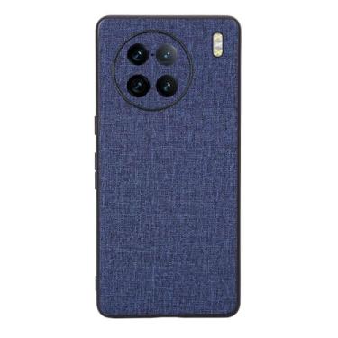 Imagem de Capas Compatível com VIVO X90 PRO+,Design de padrão de tela,Pproteção completa de 360°,Pplástico macio,Proteção contra queda-Blue