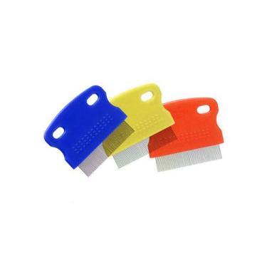 Imagem de Pente Anti Pulgas Para Cães Cachorros Gatos Cerdas De Aço - SAVANA