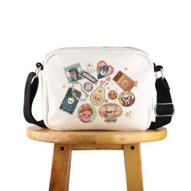 Imagem de POFULL Bolsa transversal inspirada nos desenhos animados coreanos para amantes de música grupo de música, Lover Stay, 0
