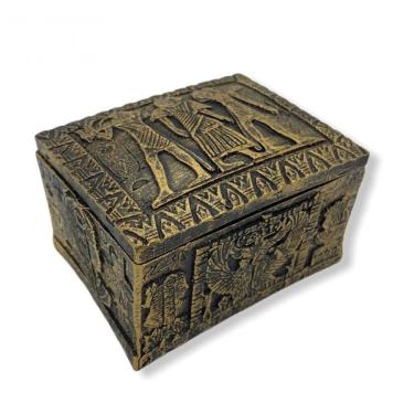 Imagem de Porta Joias Egípcio Dourado em Resina - Escolha o Modelo