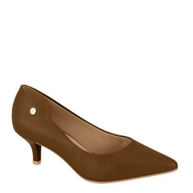 Imagem de Sapato Feminino Scarpin Vizzano Salto Baixo Bico Fino 1122828, Capucci