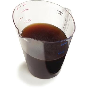 Imagem de Carlisle FoodService Products 4314107 Copo medidor de plástico comercial, 1 xícara, transparente