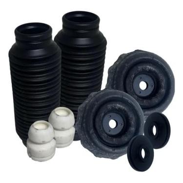 Imagem de Kit Dianteiro Coxim com Rolamento LT90076 + Batente e Coifa LT90075 Compatível com HB20 HB20S HB20X 2012 a 2024