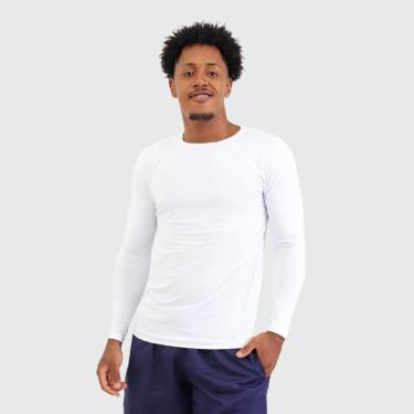 Imagem de Camisa Masculina UV Fit com Manga Longa Performance e Proteção Total-Masculino