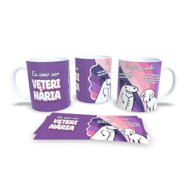 Imagem de Caneca eu amo ser veterinária, flork (13314)
