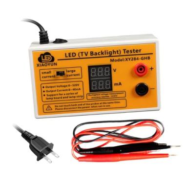 Imagem de shamjina Testador de contas de lâmpada LED, testador de luz de fundo de TV, reparo de instrumentos de medição portáteis com tela dupla, ferramenta de teste