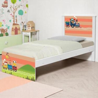 Imagem de Bi Cama Juvenil Zap Trenzinho com Colchões - Mais de Casa